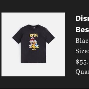 Kith Kids Black Graphic T-Shirt